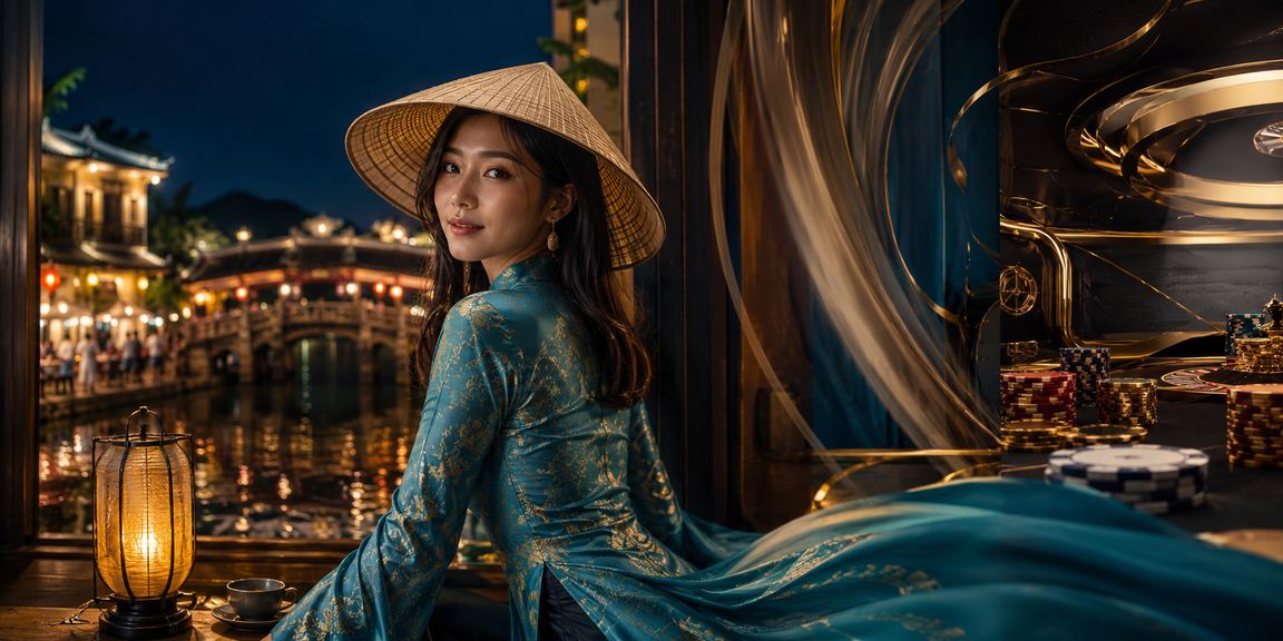 Khung cảnh casino với hình ảnh cá cược tại Hội An