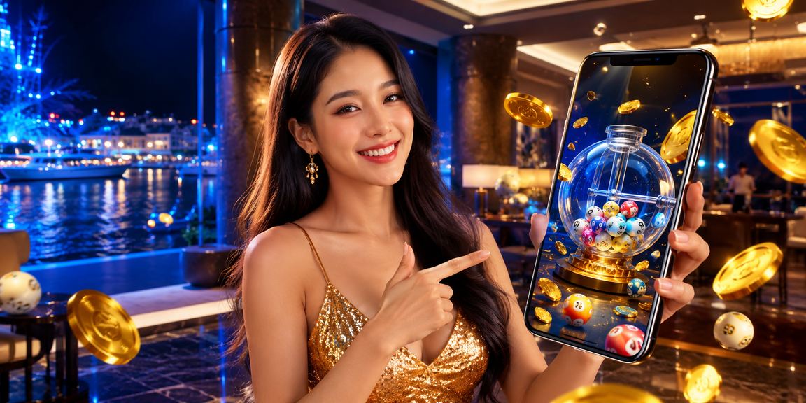 Cảnh đêm sôi động với hình ảnh xổ số và cá cược tại Phú Quốc
